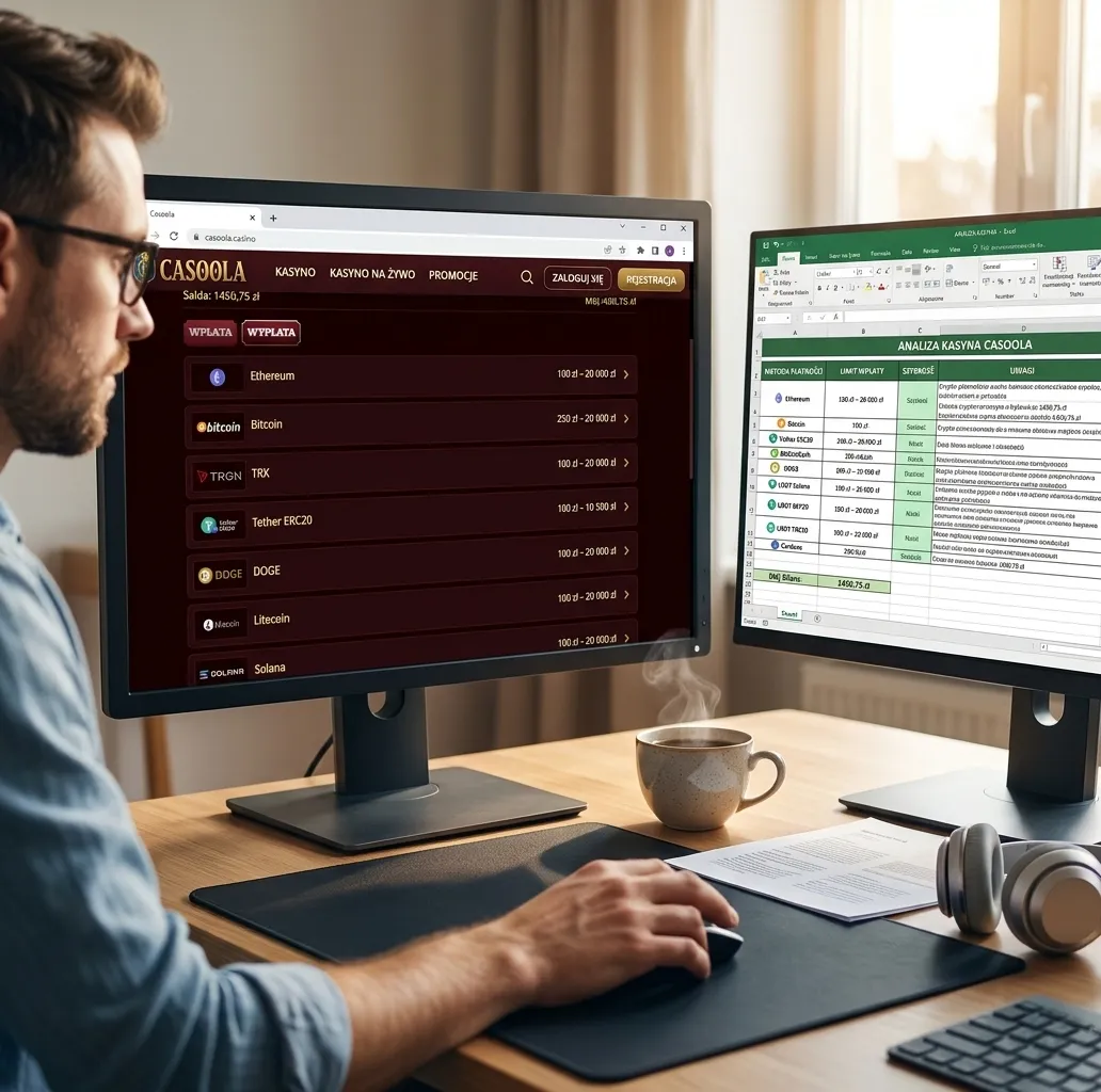 Autor strony cassoola casino podczas testowania kasyna online i analizy regulaminu bonusu